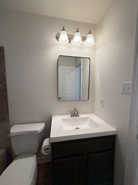Walk-in shower after conversion