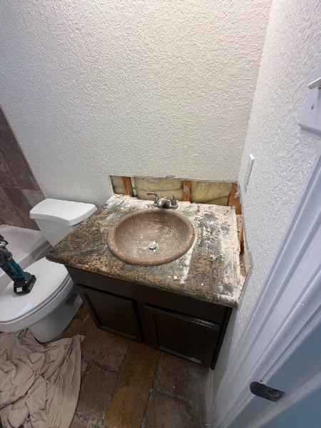 Bathroom before shower conversion